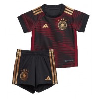 Camisa de time de futebol Alemanha Replicas 2º Equipamento Infantil Mundo 2022 Manga Curta (+ Calças curtas)